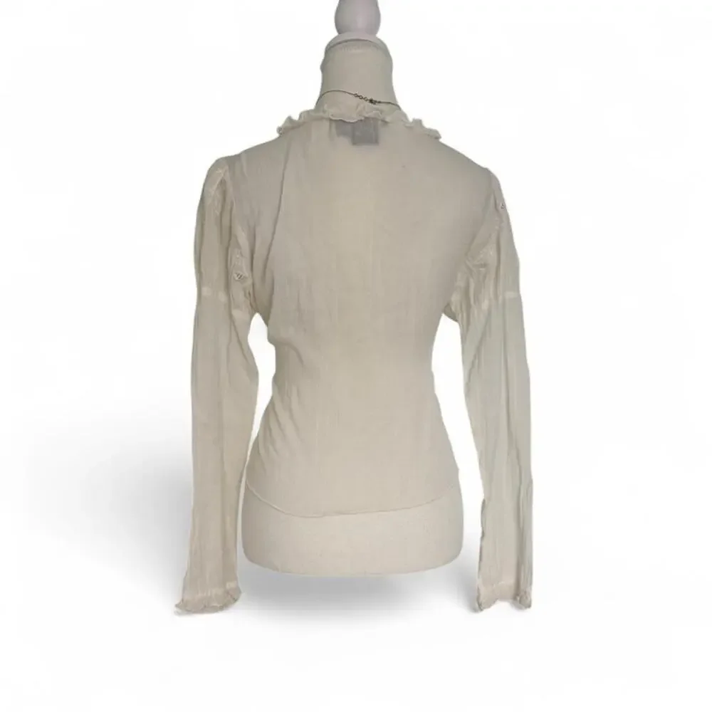 Rampage Clothing Long Sleeve Cottage Core Coquette Casual Top Lightweight Small - Picture 2 of 4